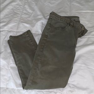 American Eagle crop jeggings size 4